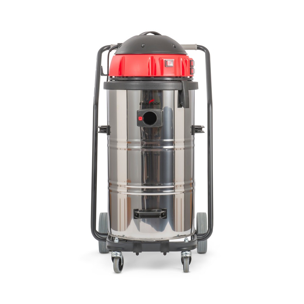 Imagen del producto: Aspirador para seco y para mojado Steinbock® INOX, bastidor inclinable, 3.240 W, 73 l