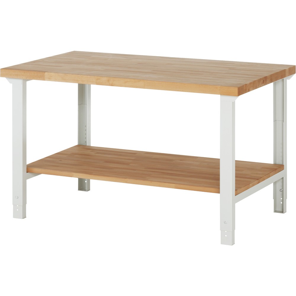 Imagen del producto: Banco de trabajo RAU, serie 7000, H x A x F 790-1.140 x 1.500 x 900 mm, estante inferior