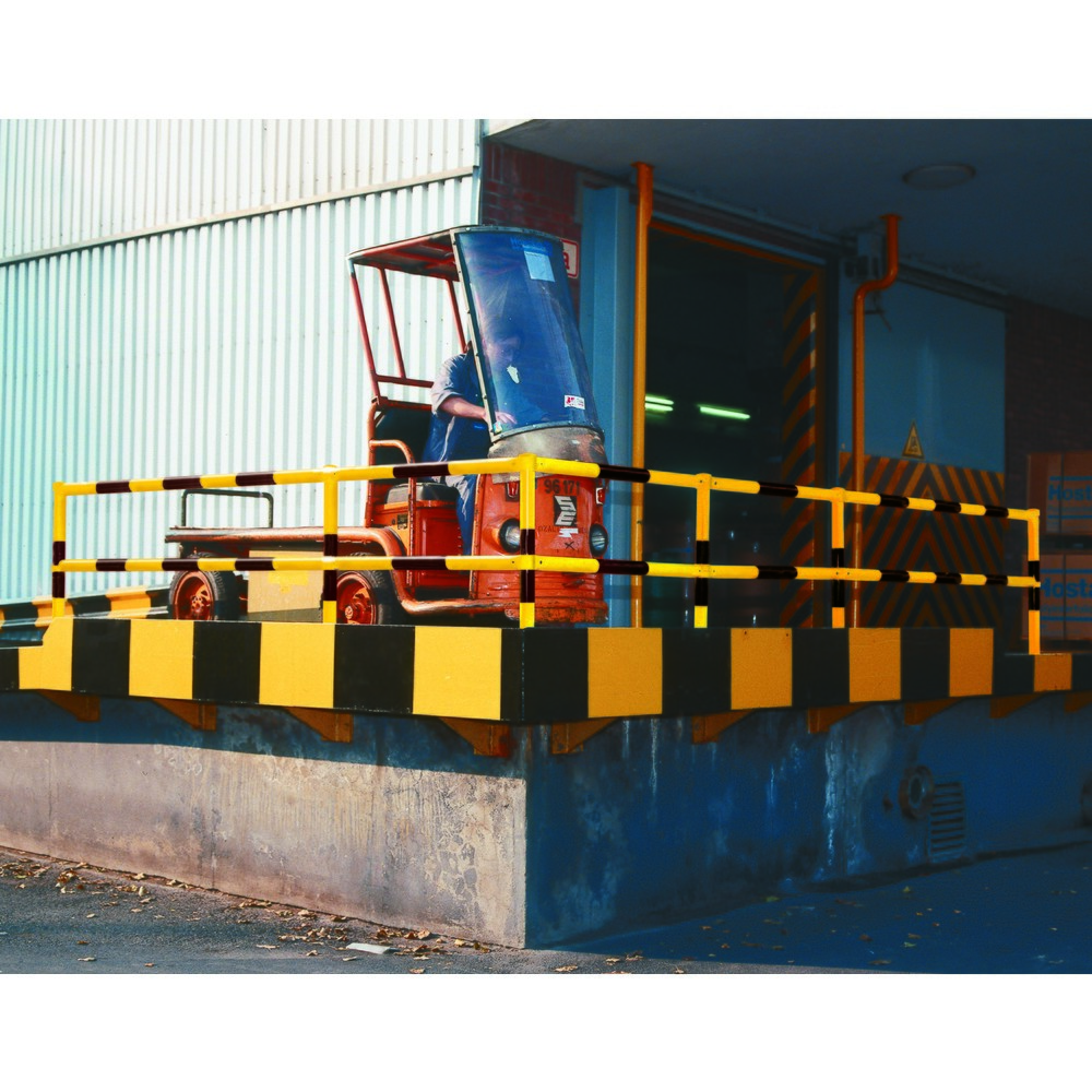 Número de imagen del producto 5: Barandilla del sistema MORION, tubo transversal, Ø 60 mm, longitud 1.500 mm, paso 1.670 mm, galvanizado en caliente