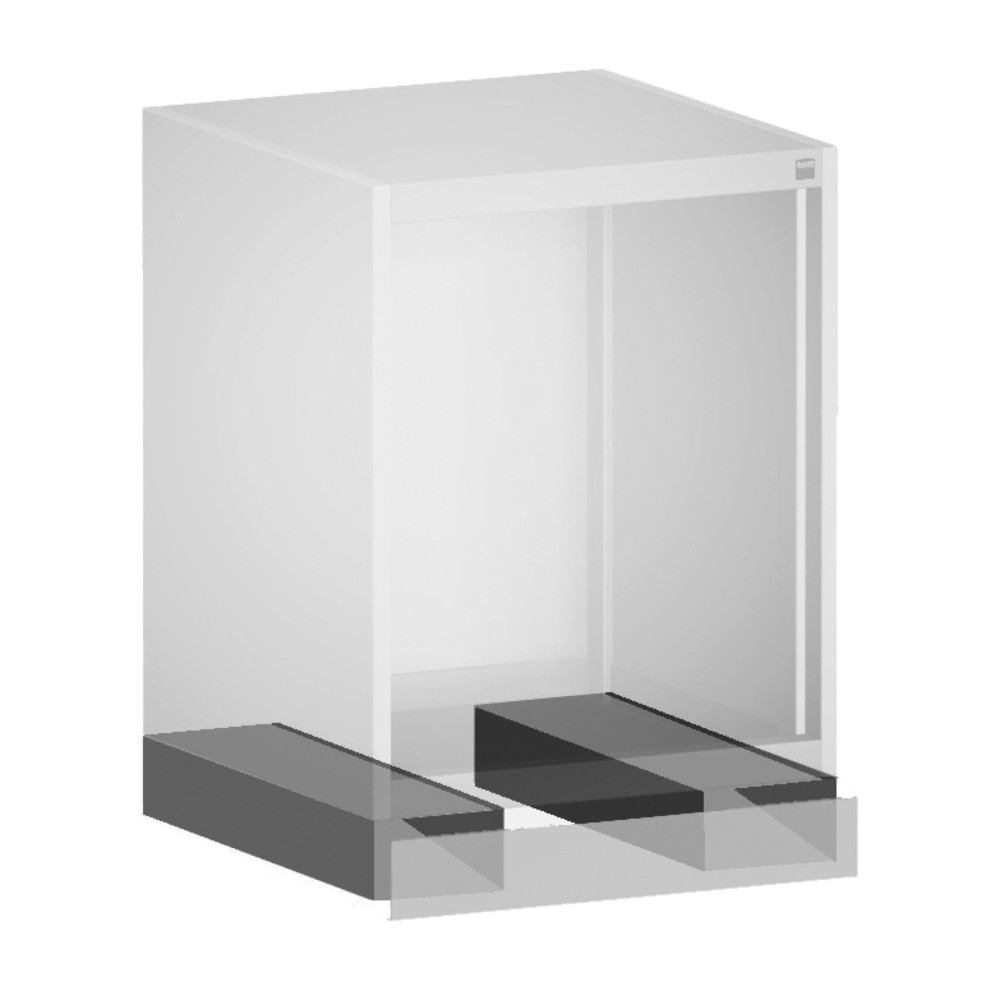 Imagen del producto: Base apiladora con panel frontal bott cubio, W×D 650 × 650 mm