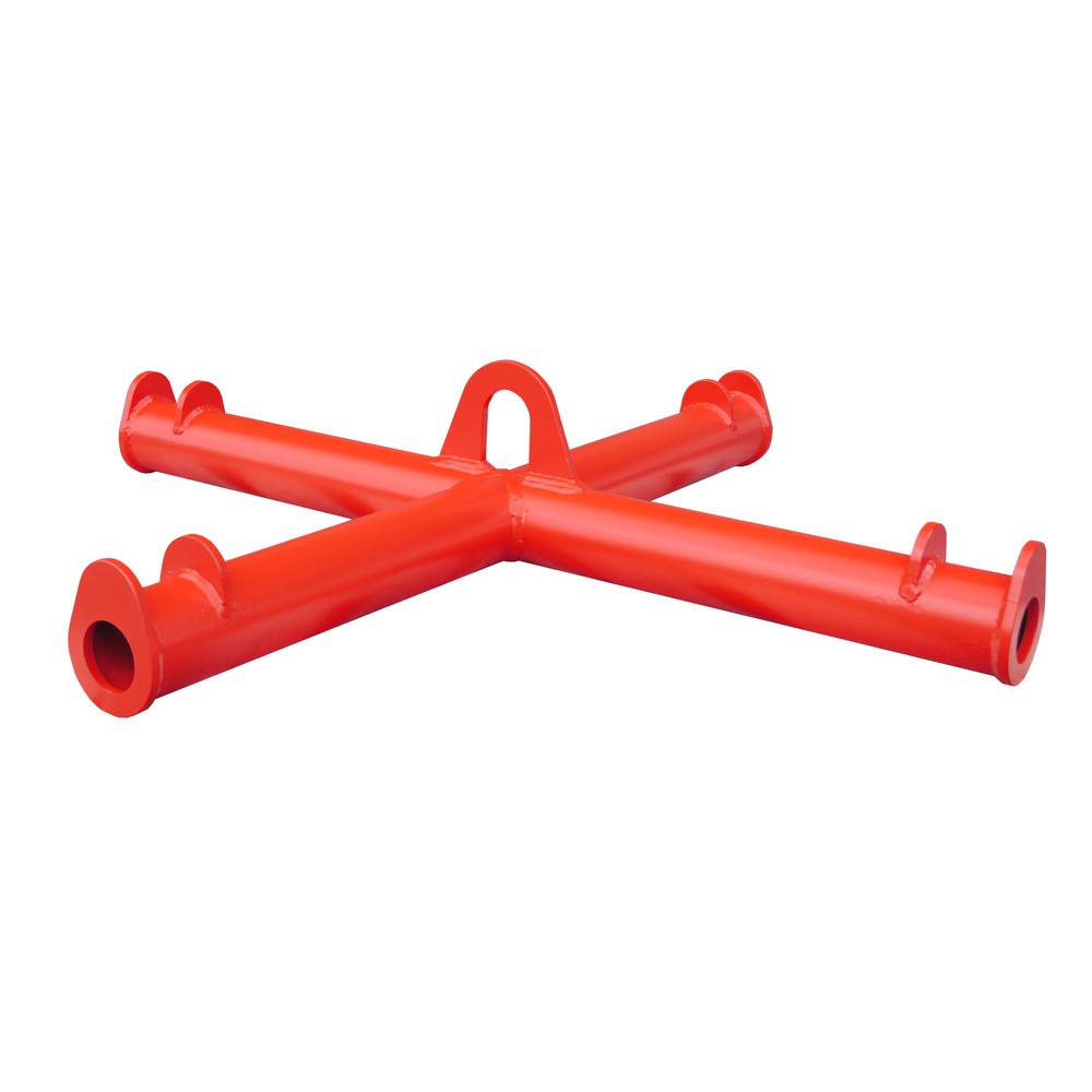 Número de imagen del producto 1: Bauer® Travel para BIG BAG, soporte de grúa, capacidad de carga 2.000 kg, pintado, RAL 3000 rojo fuego