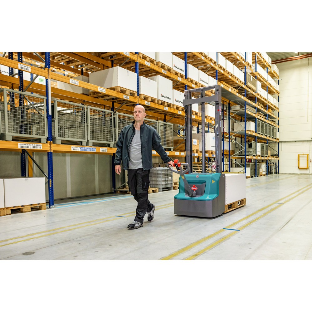 Número de imagen del producto 9: Carretilla elevadora eléctrica Ameise® PSE 1.2, mástil de elevación telescópico doble, altura de elevación 2.600 mm, capacidad de carga 1.200 kg