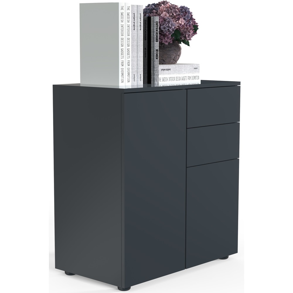 Imagen del producto: Cómoda VCM Dalosa de 4 compartimentos, antracita