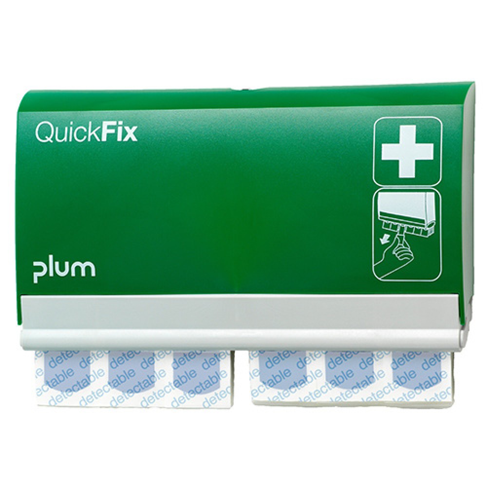 Imagen del producto: dispensador de yeso ciruela quickfix con emplastos detectables
