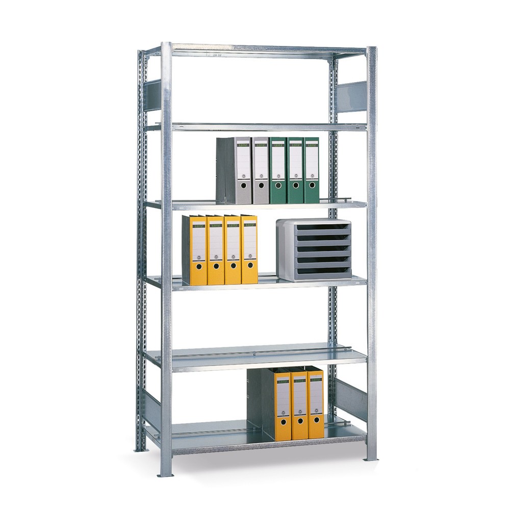 Imagen del producto: Estantería para archivo SCHULTE módulo inicial, bilateral, sin topes intermedios, carga por estante 150 kg, Al x An x F 2.500 x 750 x 600 mm