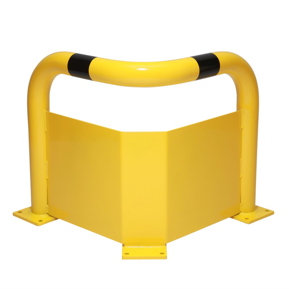 Imagen del producto: Estribo de protección de esquina con protección frente al acceso inferior, instalación en interiores, H x A 600 x 600 mm