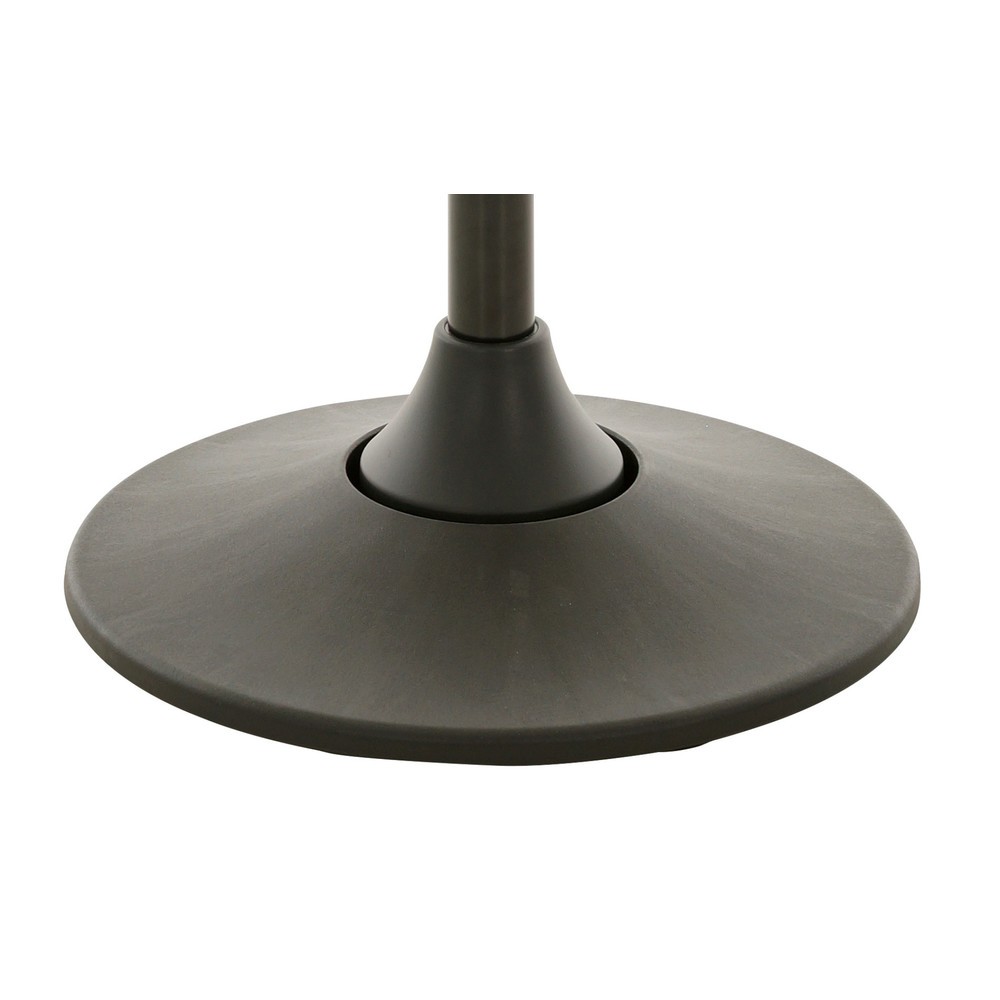 Número de imagen del producto 2: Taburete de pie HEMMDAL, asiento giratorio de cuero sintético, altura de asiento de 510-700 mm, base oscilante