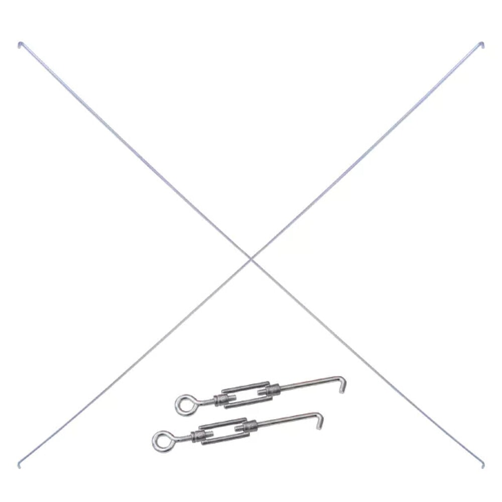 Imagen del producto: Juego de tirantes diagonales 750/1000 para estantería de cargas pequeñas SCHULTE, (2 tensores, 2 varillas diagonales)