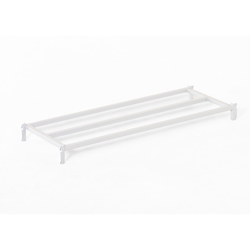 Número de imagen del producto 2: ManOrga Balda para estantería de cargas pequeñas, gris grafito / gris luminoso, carga por estante 170 kg, ANxFO 1.000 x 300 mm