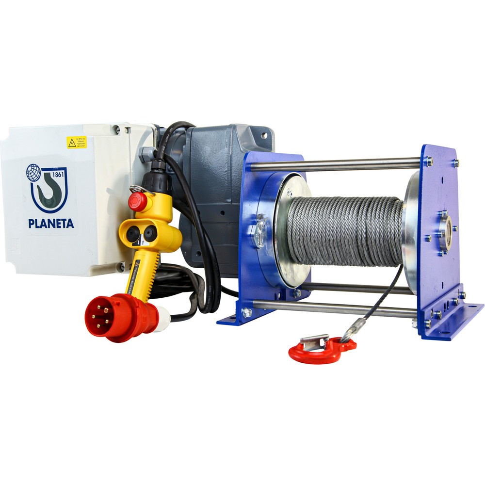 Imagen del producto: Cabrestante eléctrico PLANETA, longitud de cable 6,8 m, CC 500 kg, 400 V