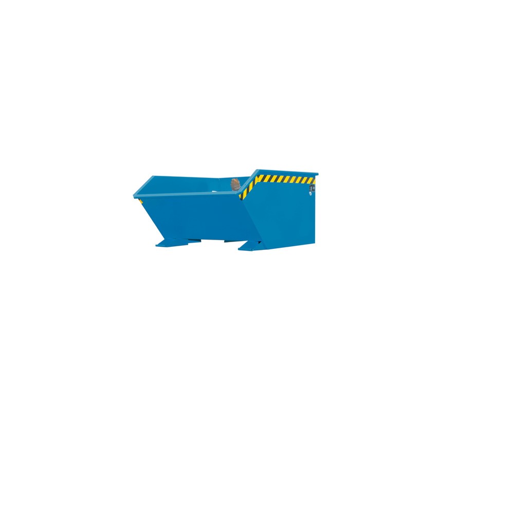 Número de imagen del producto 4: Bauer® Volquete, altura de construcción baja, pintado, volumen 1,5 m³, RAL 5012 azul luminoso