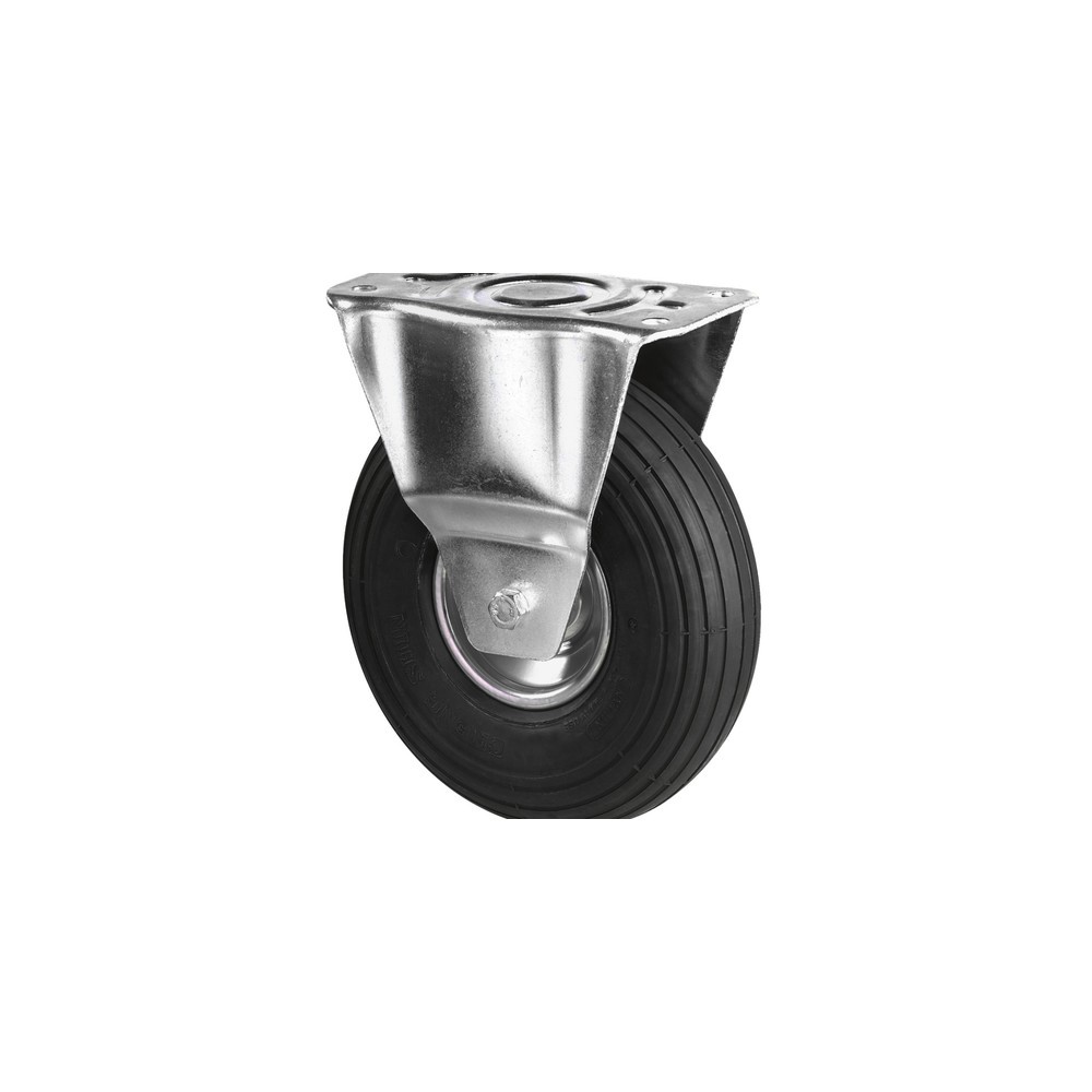 Imagen del producto: Rueda neumática, rueda de carga, perfil ranurado, rodamiento de bolas, Ø x ancho 200 x 50 mm, CC 75 kg