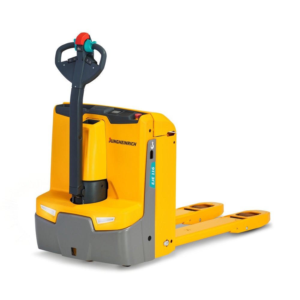 Imagen del producto: Transpaleta eléctrica Jungheinrich EJE 118, capacidad de carga 1.800 kg, longitud de horquilla 1.150 mm, Aquamatik