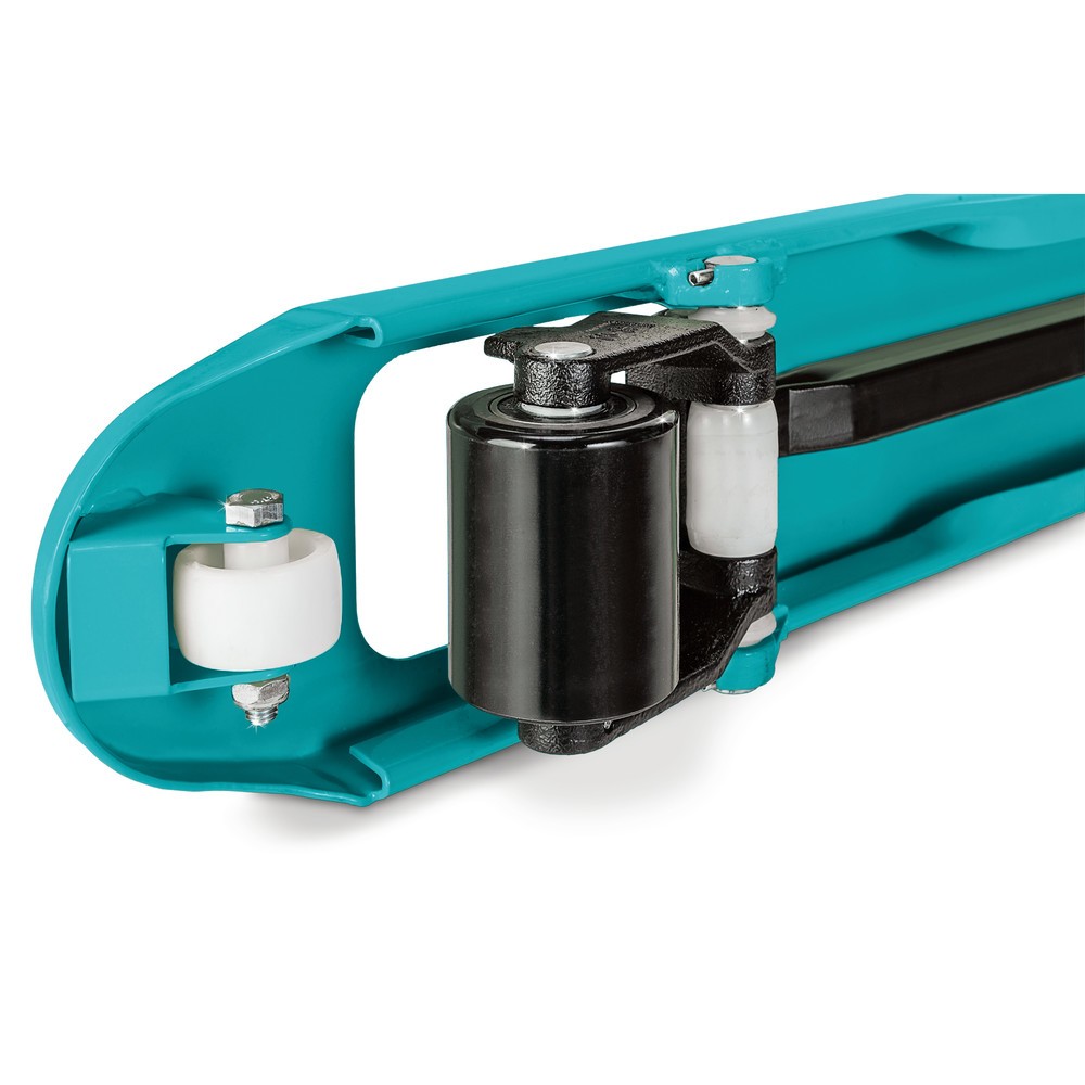 Número de imagen del producto 5: Transpaleta manual Ameise® PTM 2.5, capacidad de carga 2.500 kg, longitud de horquilla 1.150 mm, poliuretano, rodillos en tándem