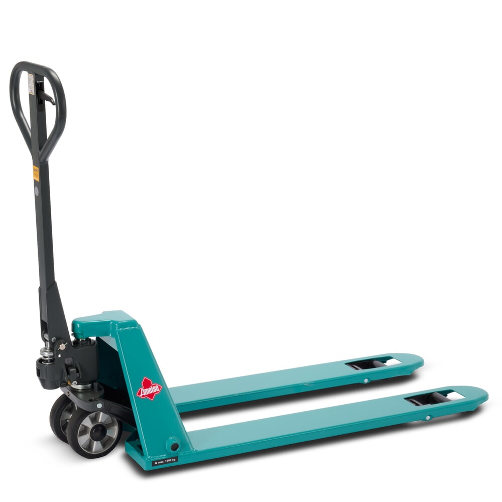 Imagen del producto: Transpaleta manual Ameise® PTM 1.5, Low, capacidad de carga 1.500 kg, longitud de horquilla 1.150 mm, caucho/poliuretano