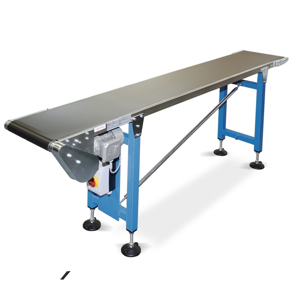 Imagen del producto: Transportador de cinta, máx. 15 kg/m, anchura de la cinta 100 mm, longitud 2,5 m
