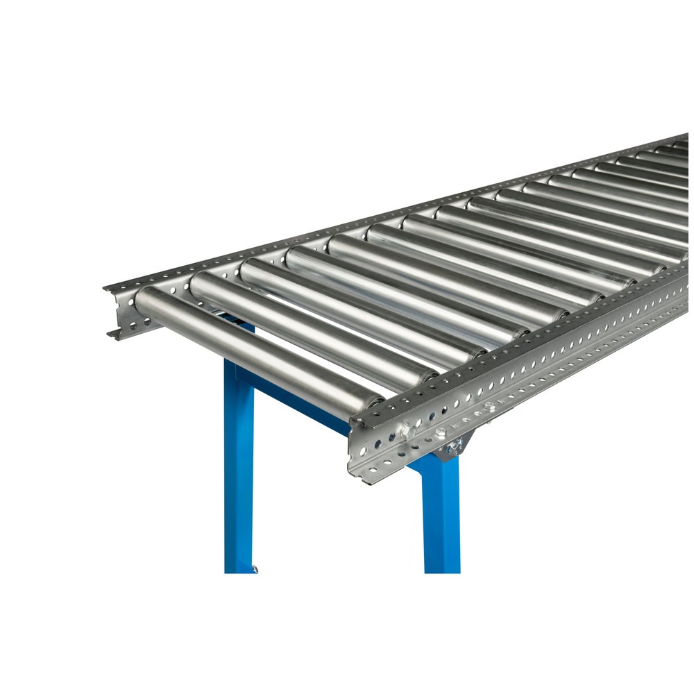 Imagen del producto: Vía de rodillos para cargas pesadas, rodillos de tubo de acero, Ø 50 mm, L x An: 1.000 x 500 mm, distancia entre ejes: 200 mm