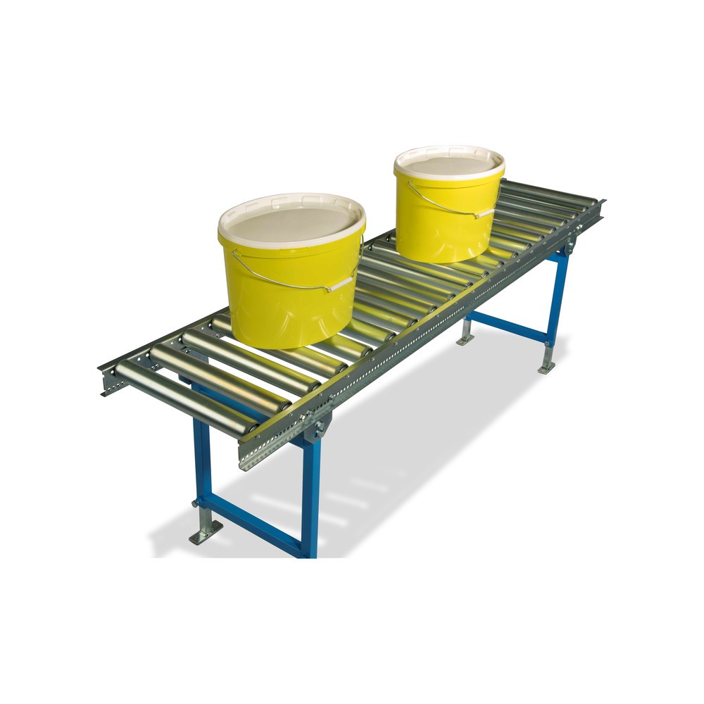 Número de imagen del producto 3: Vía de rodillos ligera, rodillos de tubo de acero, Ø 50 mm, L x An 2.000 x 300 mm, distancia entre ejes de 100 mm