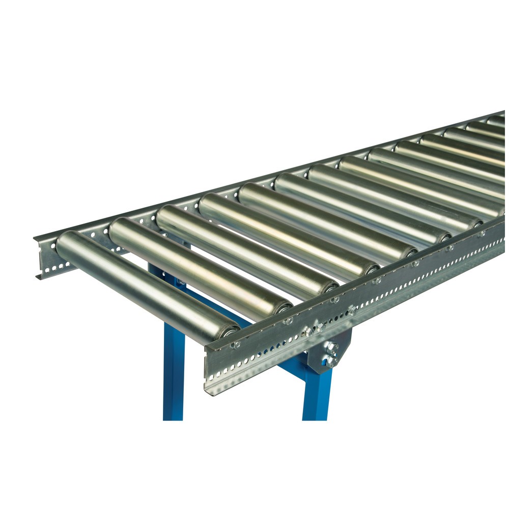 Imagen del producto: Vía de rodillos ligera, rodillos de tubo de acero, Ø 50 mm, L x An 1.000 x 300 mm, distancia entre ejes de 62,5 mm